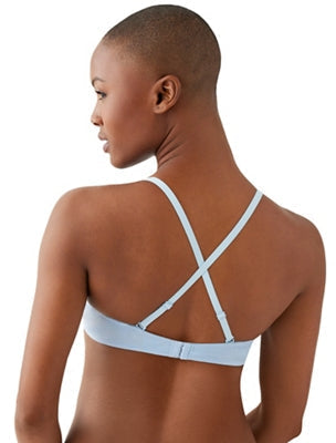 Cotton To A Tee Plunge T-Shirt Bra: Potent Purple