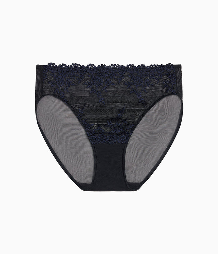 Embrace Lace® Hi-Cut: Black/Night Sky