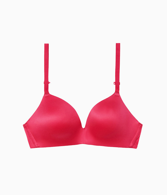 Future Foundation Wire Free T-Shirt Bra: Persian Red