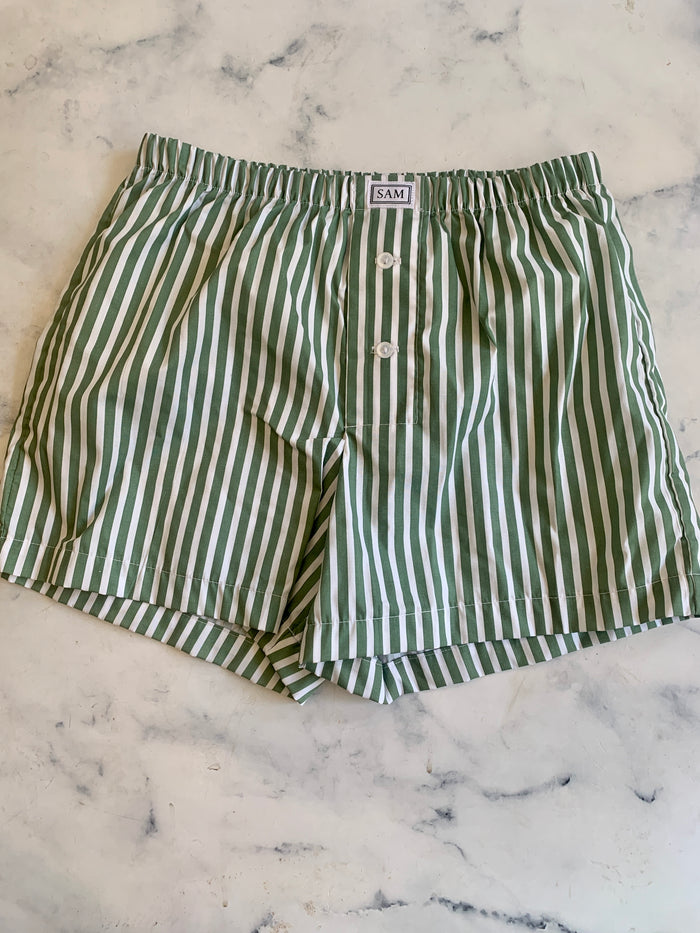 Green Stripe Mens boxers