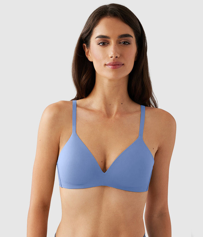 How Perfect Wire Free T-Shirt Bra: Blue Hydrangea
