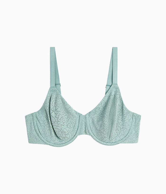 Inside Job™ Underwire Bra: Iceberg Green