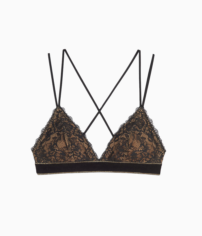 Lace Encounter Bralette: Night