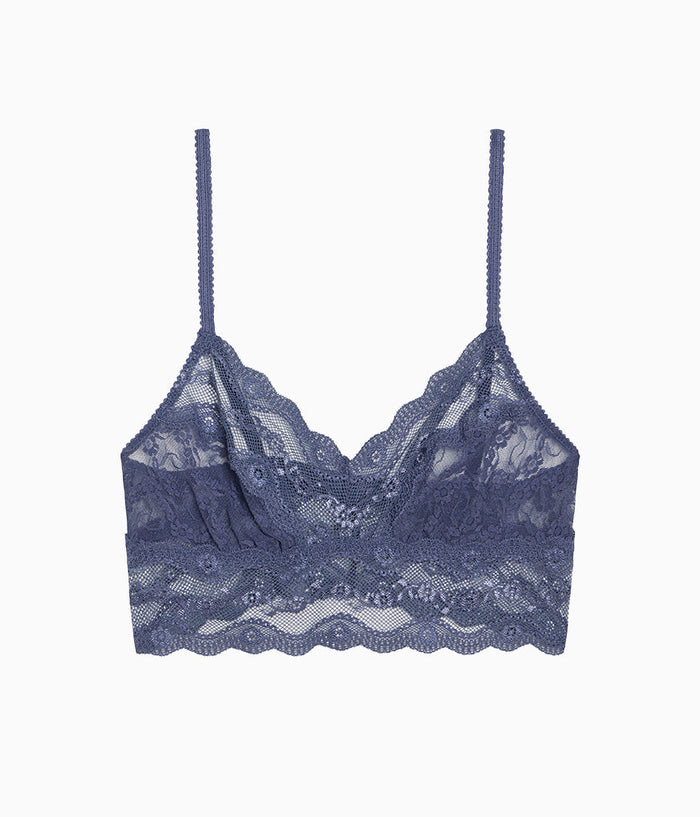 Lace Kiss Bralette: Crown Blue