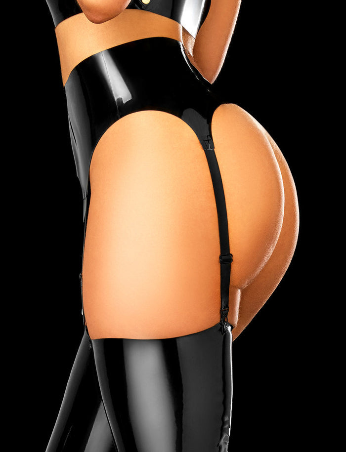 Latex 2.0 Black Stockings