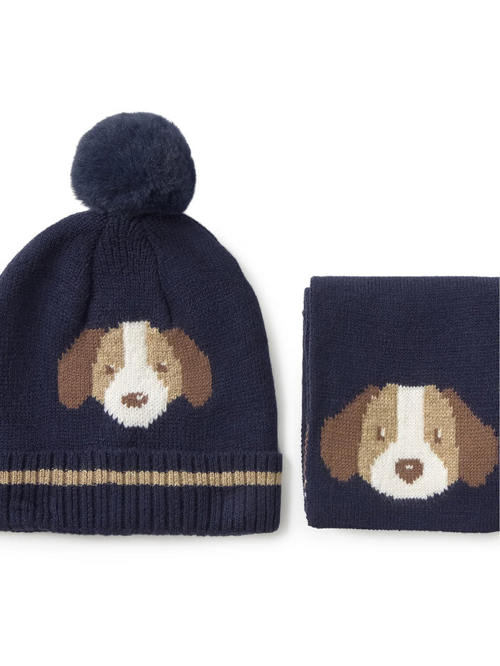 Mayoral Hat & Scarf Set - Night
