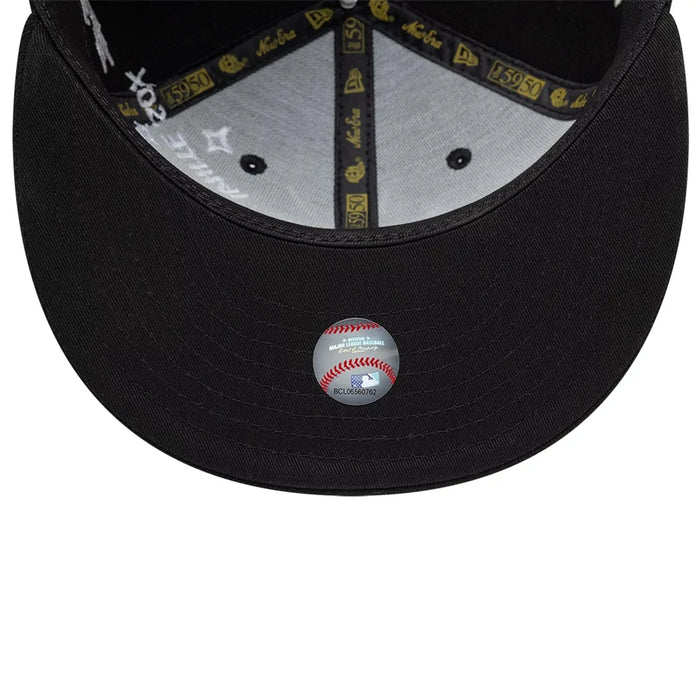 NEW ERA Chicago White Sox MLB Scribble Black 59FIFTY Fitted Cap