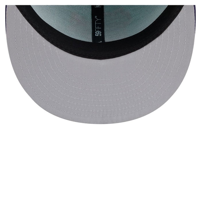 New Era Louisville Bats Turquoise/Purple Minor League Theme Nights 59FIFTY Fitted Hat