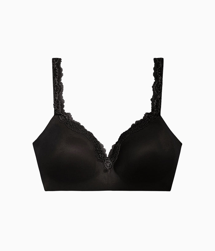 Softly Styled Wire Free T-Shirt Bra: Black