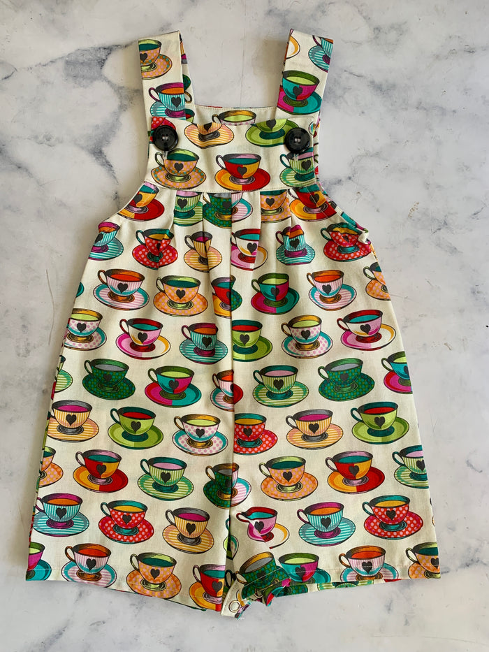 Tea Cup Dungarees - Love Sam