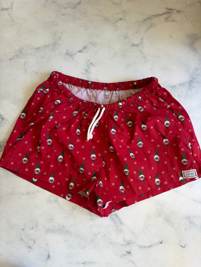 Christmas Ladies sleep shorts red Elf - Love Sam