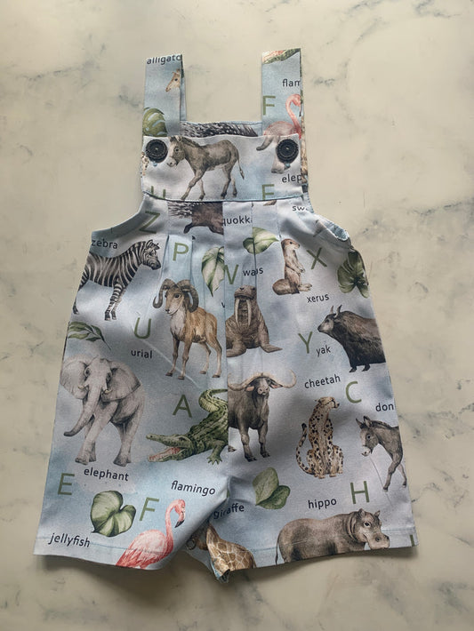 ABC Animal Dungarees - Love Sam
