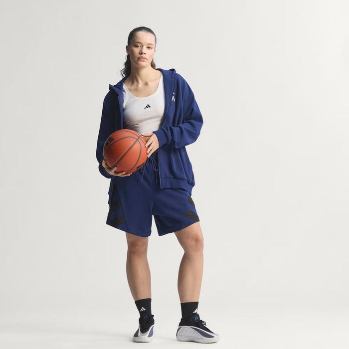 ADIDAS ANTHONY EDWARDS FOUNDATION FULL ZIP HOODIE