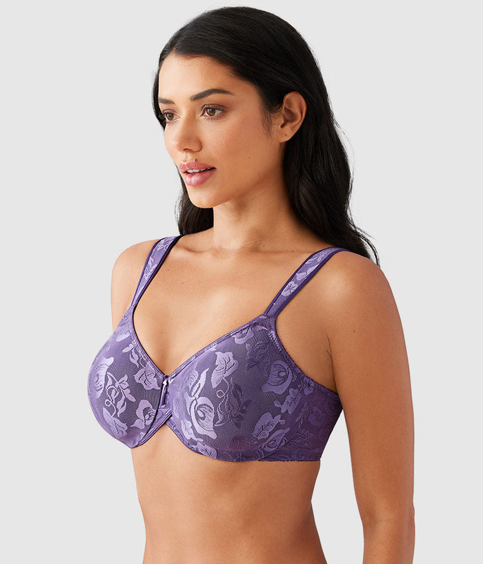 Awareness Underwire Bra: Grape Compote