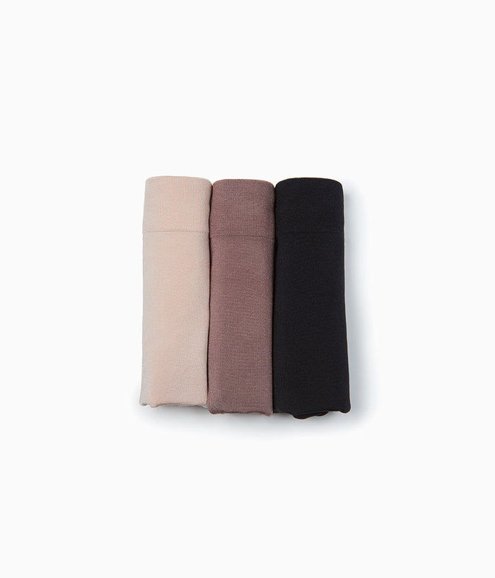 B-Smooth® Packaged Hi-Cut: Rose Dust/Deep Taupe/Black