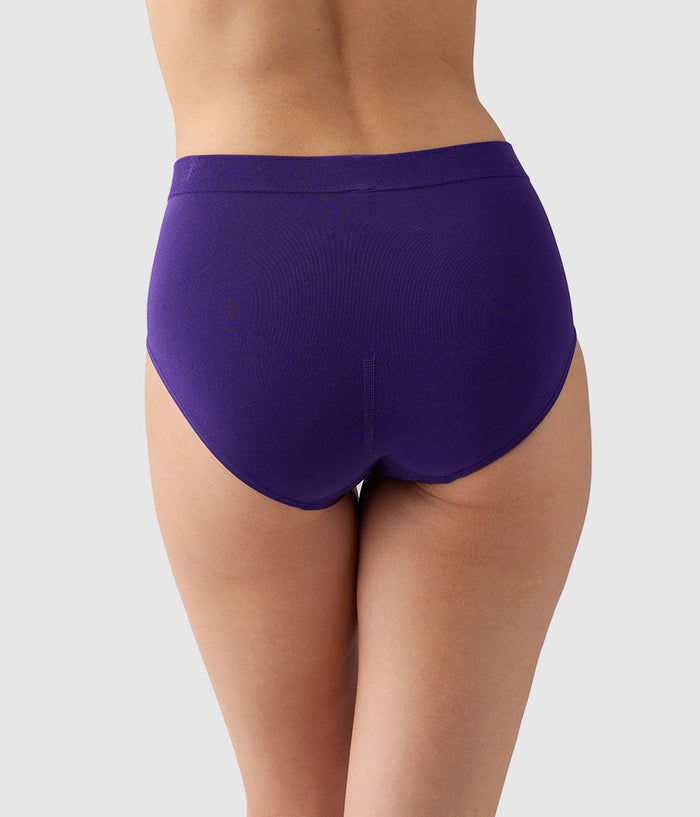 B-Smooth® Seamless Brief: Purple Indigo