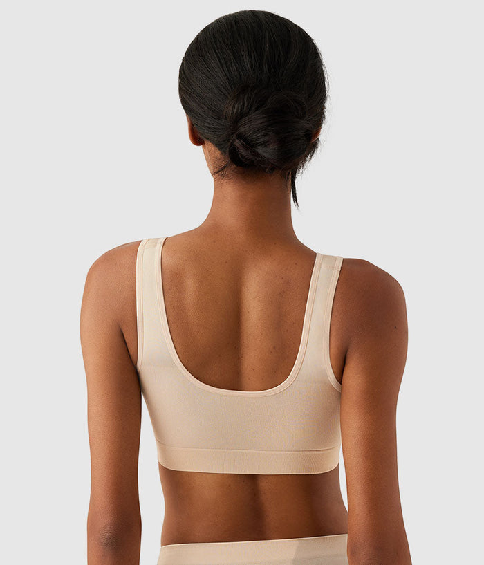 B-Smooth® Wire Free Bralette: Sand