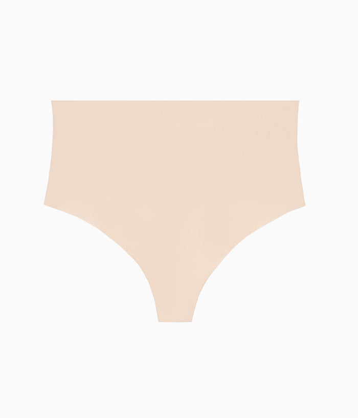 b.bare Hi-Waist Thong: Au Natural