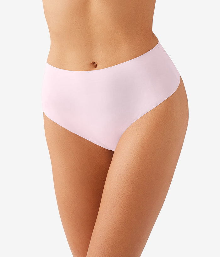 b.bare Hi-Waist Thong: Pink-A-Boo