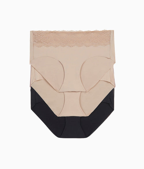 b.bare Hipster Panty Pack: Au Natural/Au Natural/Night