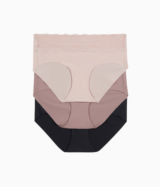 b.bare Hipster Panty Pack: Rose Smoke/Antler/Night