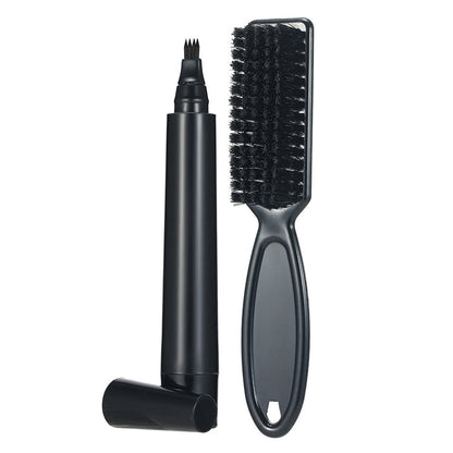 Beard filler pen and brush kit