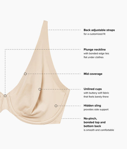 Better Than Braless™ Underwire Bra: Sand