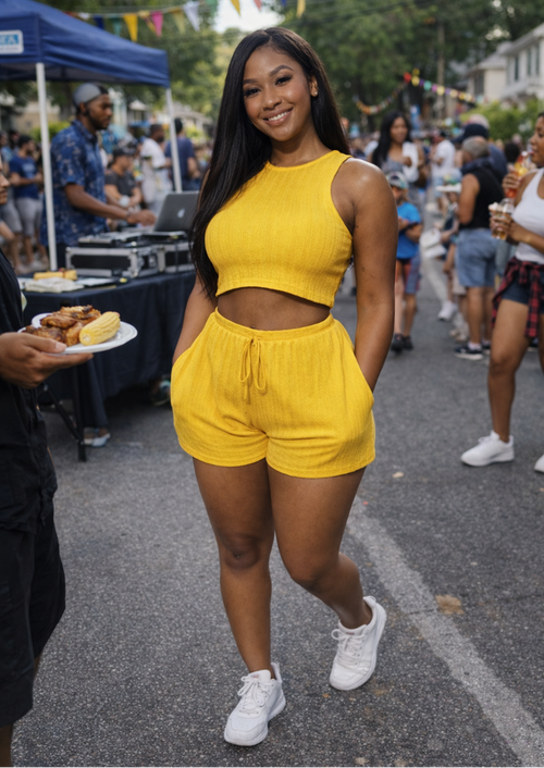 Body Bangin in Bangkok shorts set - We Stay Pretty