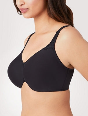 Bodysuede Ultra Full Figure Seamless Underwire Bra: Black