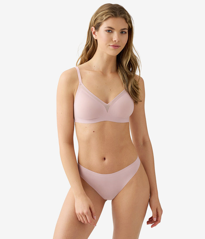 b.wow'd Modern Wire Free Bra: Blush Pink