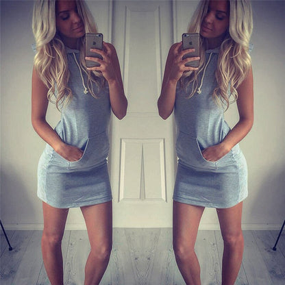 Casual Sleeveless Mini Dress