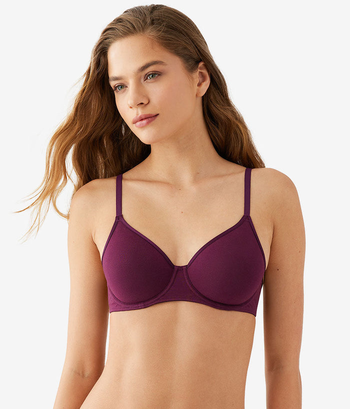 Cotton To A Tee Underwire Bra: Potent Purple