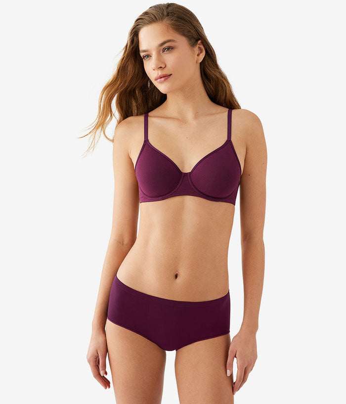 Cotton To A Tee Underwire Bra: Potent Purple