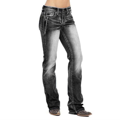 Denim Boot Cut Jeans