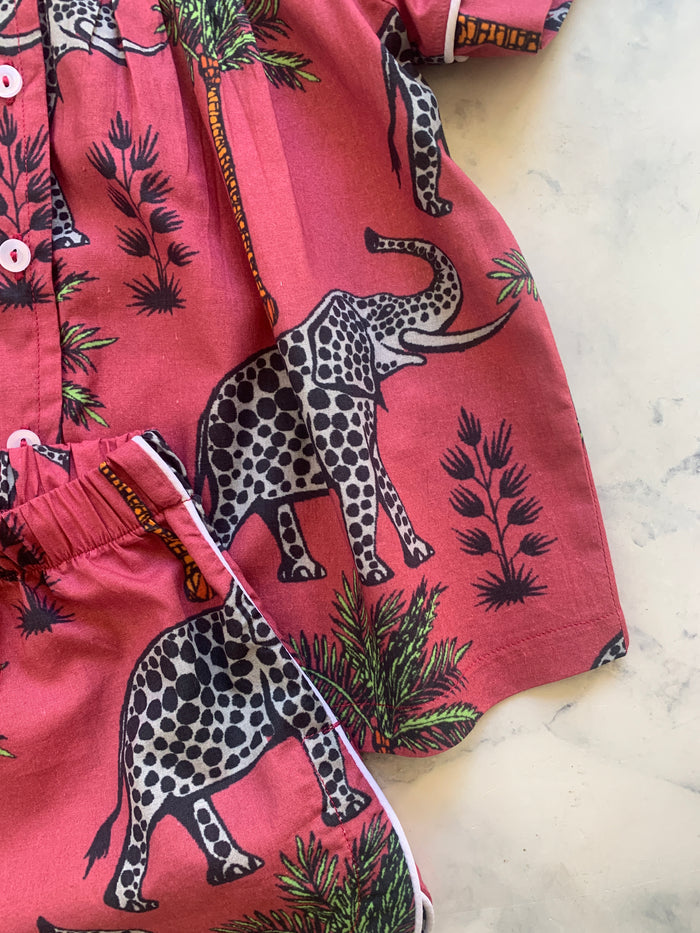 Dotty Elephant Pyjamas - Love Sam