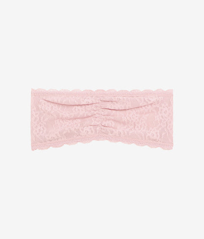 Effortlessly Lace Bandeau: Blush Pink