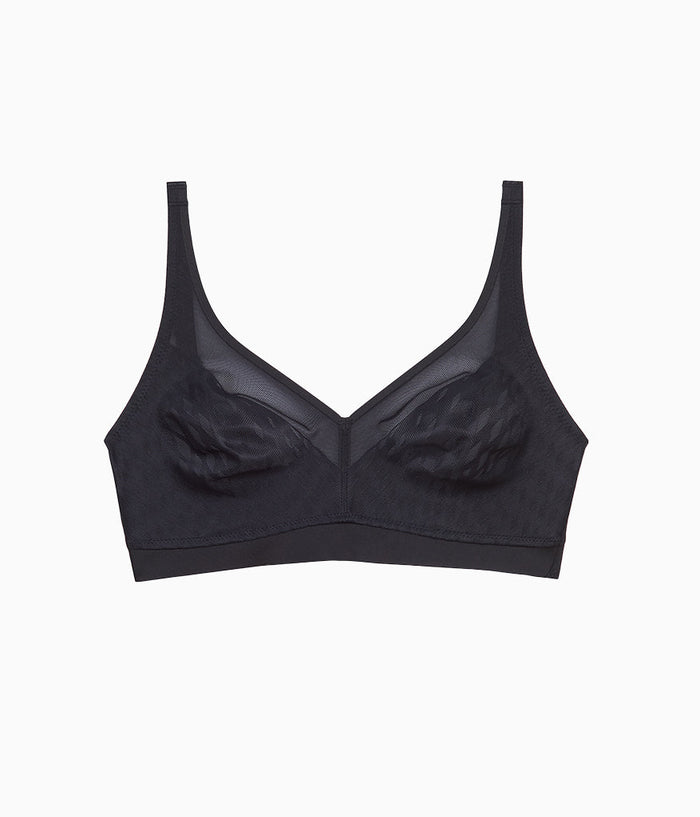 Elevated Allure Wire Free Bra: Black