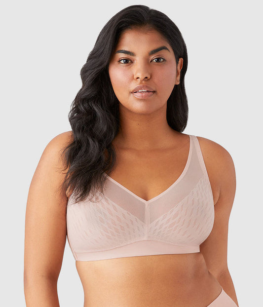 Elevated Allure Wire Free Bra: Rose Dust