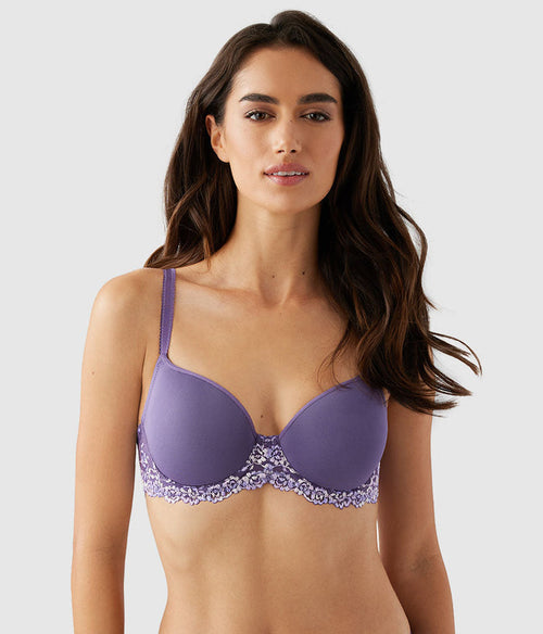 Embrace Lace® T-Shirt Bra: Grape Compote Multi