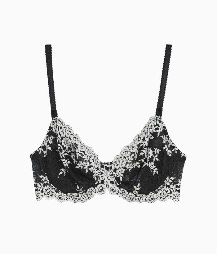 Embrace Lace®  Underwire Bra: Black
