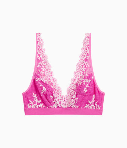 Embrace Lace® Wire Free Bralette: Wild Azalea/Cradle Pink