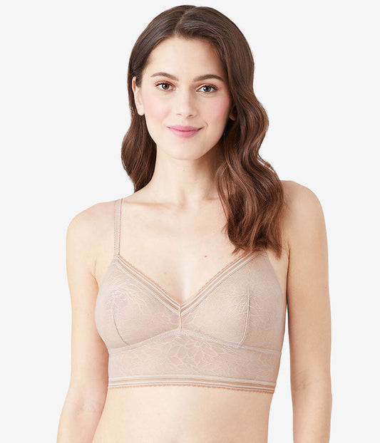 Etched in Style Bralette: Au Natural