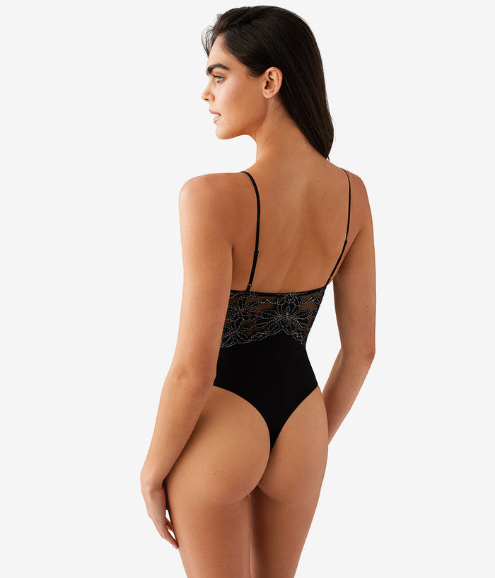 Feeling Famous Bodysuit: Night/Angel Wing