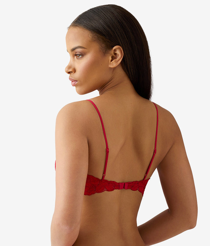 Feeling Famous Bralette: Chili Pepper/Biking Red