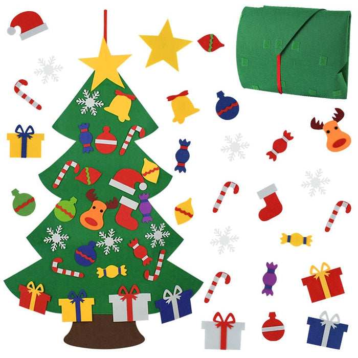 Felt Christmas Tree (Best Gift for Kids)