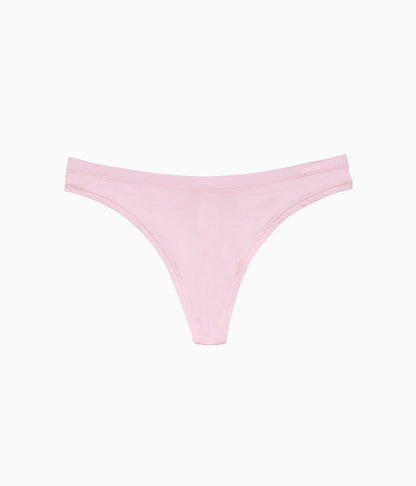 Future Foundation Thong: Pink-A-Boo