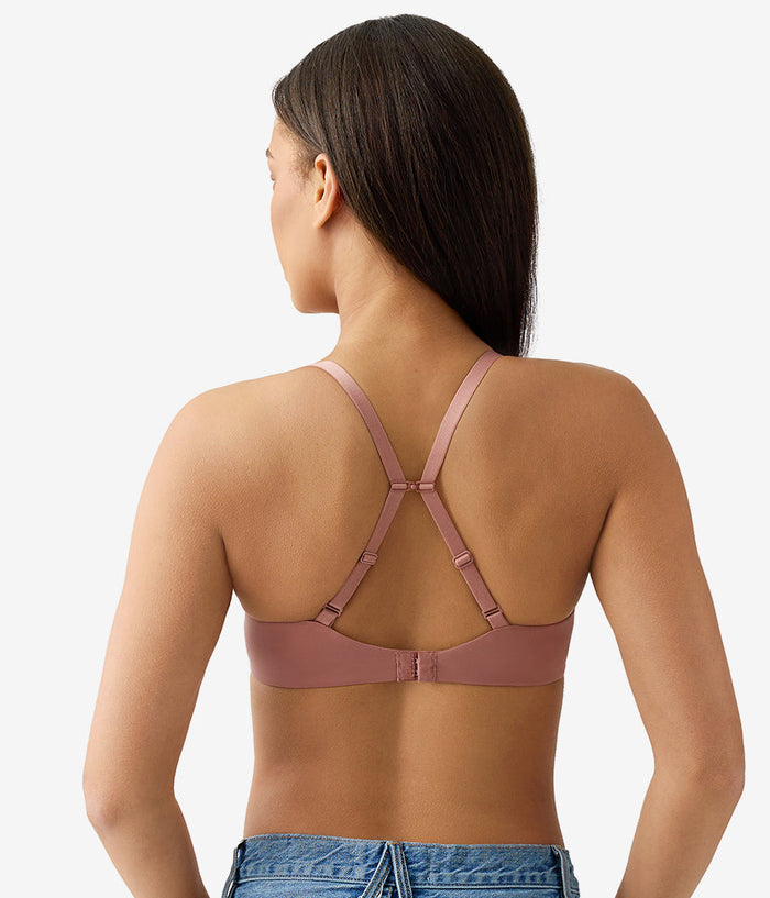 Future Foundation Wire Free T-Shirt Bra: Burlwood