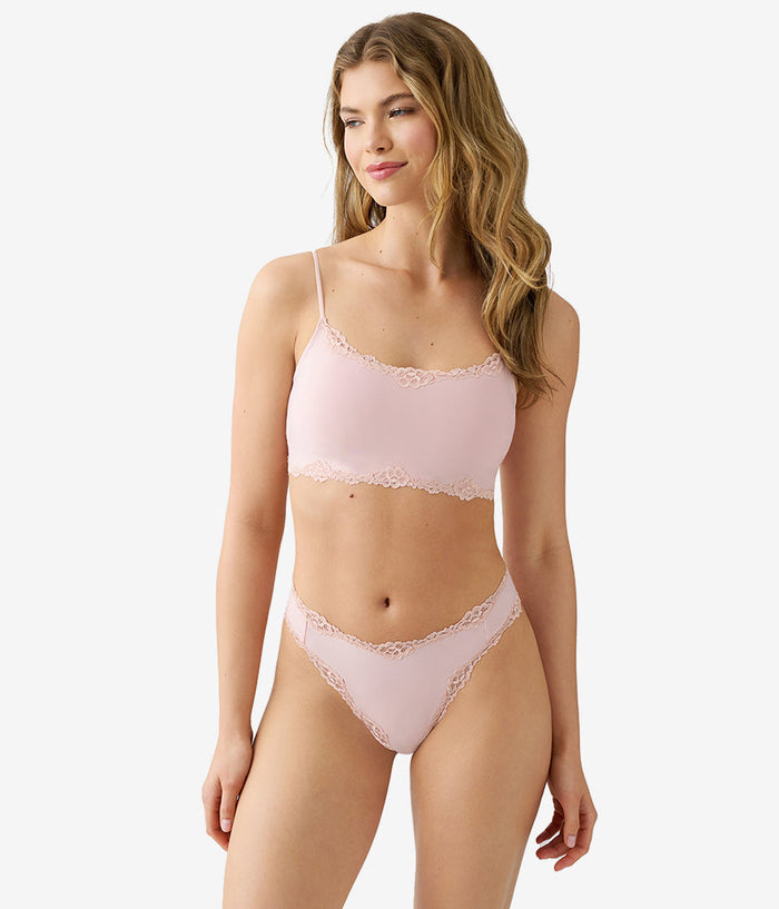 Future Foundation with Lace Bralette: Rose Smoke