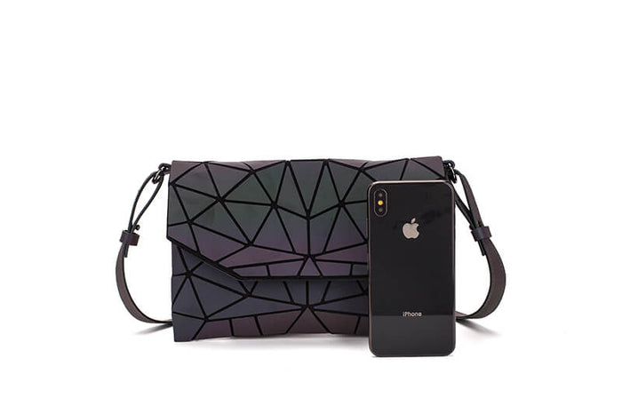 Geometric Luminous Crossbody Bag