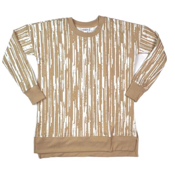 Hannah - Tan White Vertical Texture - Best Price – Givaroq Shop